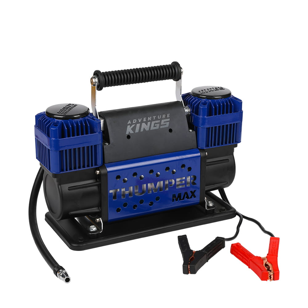 Inflator Tayar Silinder Dua dengan kaki kalis getaran